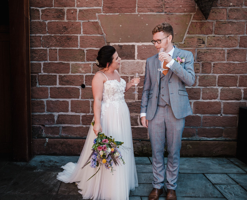Wedding Flowers Liverpool, Merseyside, Bridal Florist,  Booker Flowers and Gifts, Booker Weddings | Ceri and Andy